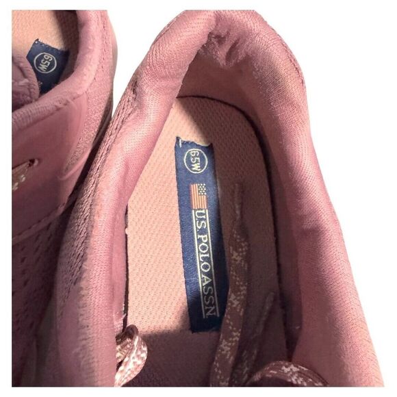 US Polo ASSN Woman's Running‎ Hiking Shoes Sneakers burgundy Size 6.5W - Picture 5 of 7